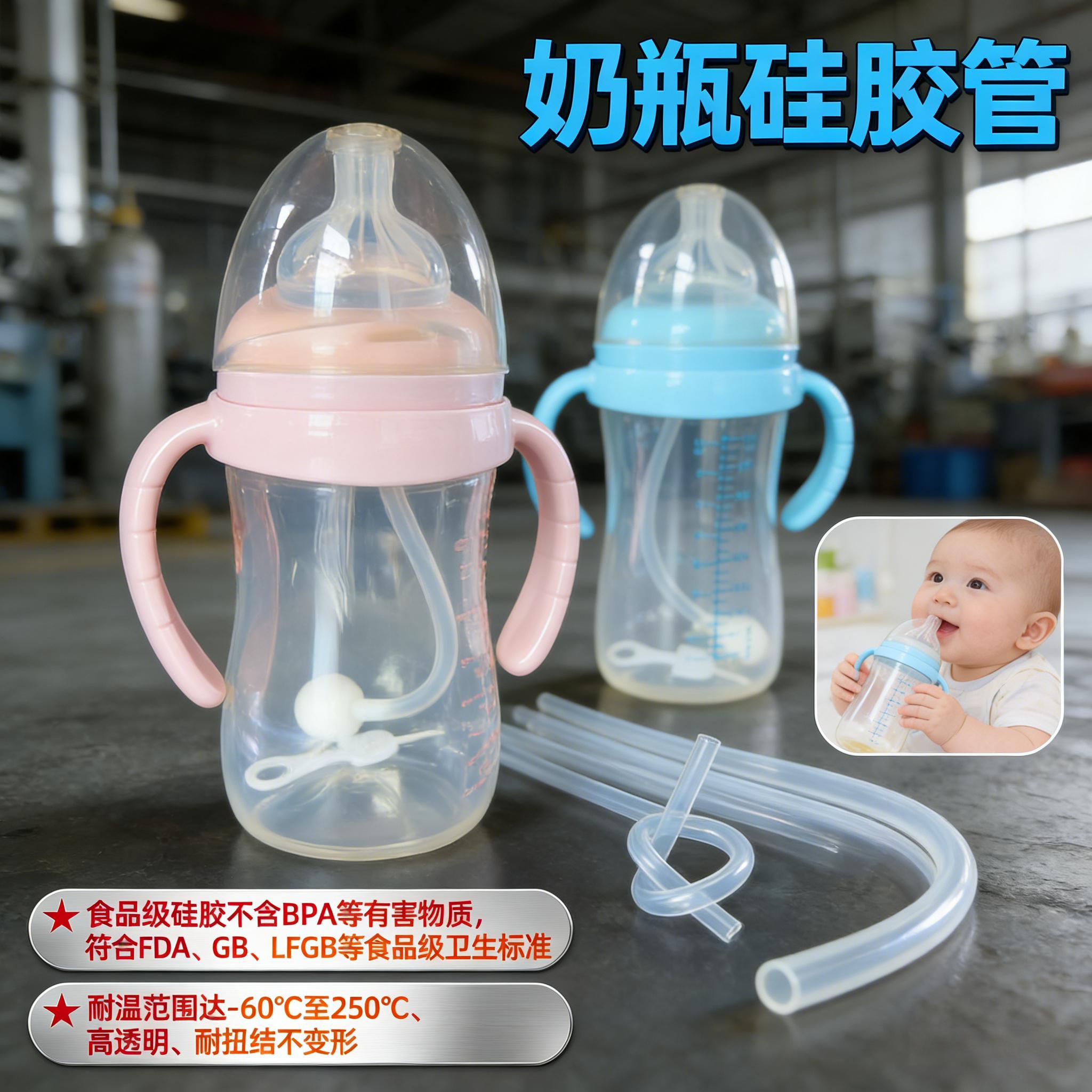奶瓶硅膠管